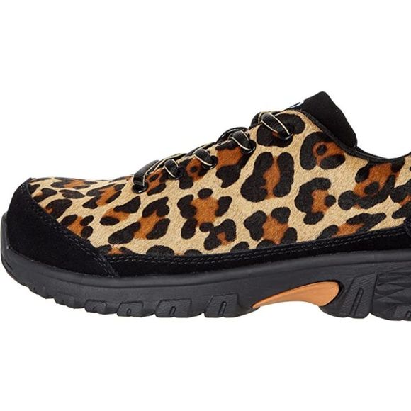 (1527) Nautilus Womens Safety Shoes Leopard print size 6 - Picture 5 of 6